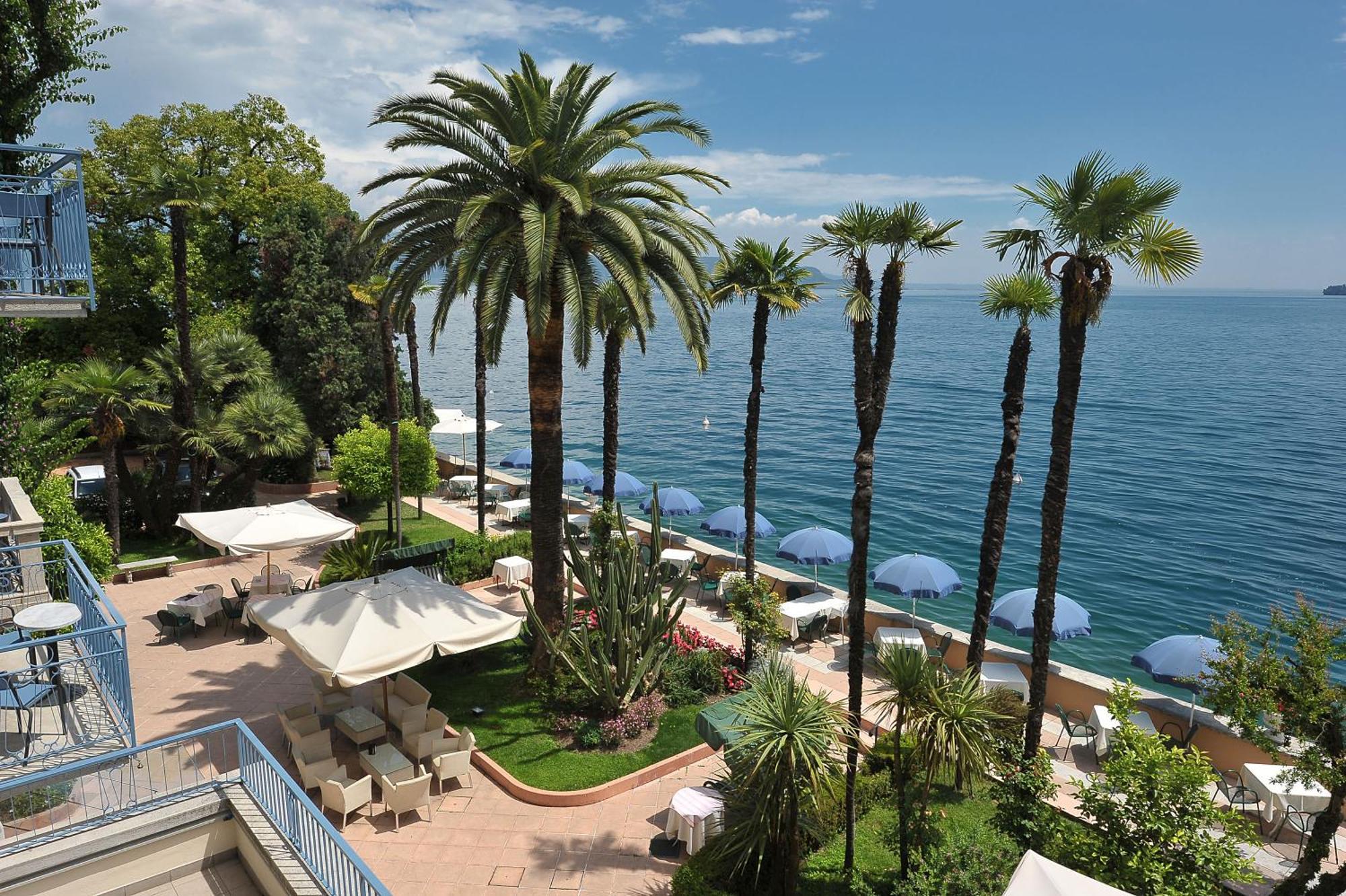 Hotel Monte Baldo E Villa Acquarone Gardone Riviera Oda fotoğraf